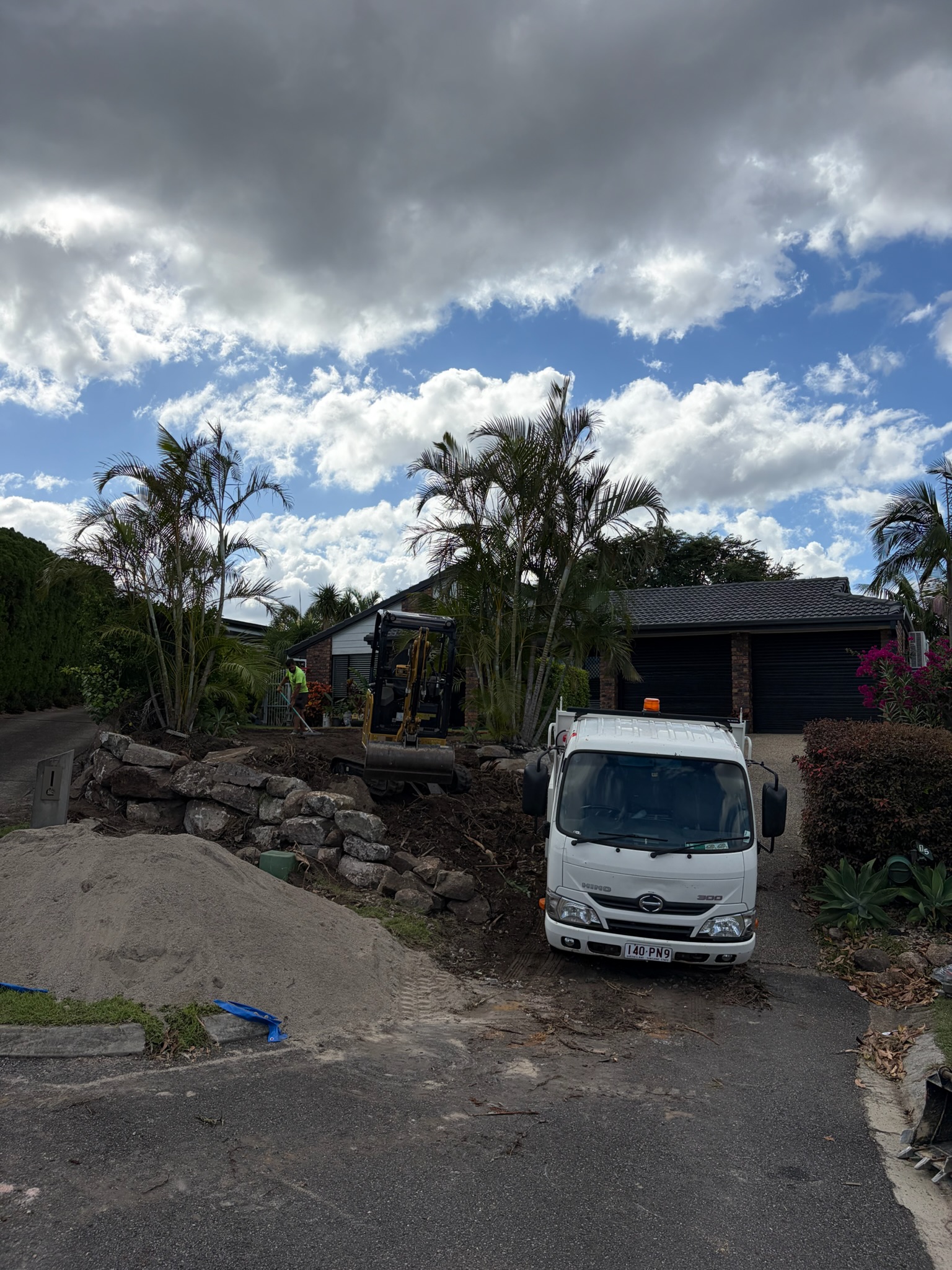 Experienced mini excavator operator